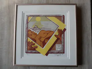 AcheterFrank Hulscher - Hout/Linosnede, zonder Titel? Enchérissez de 25!