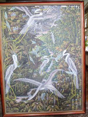 Niet of onleesbaar gesigneerd - K T. Sudiarsa BALI verkocht voor € 1!