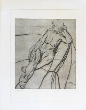 Hans Abbing - Naakte vrouw op bank I kopen? Bied vanaf 25!