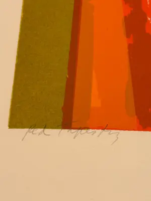 Seong Moy - Red Tapestry - Zeefdruk - Handgesigneerd !!! kopen? Bied vanaf 300!