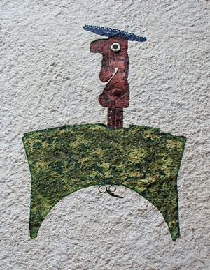 Juan Garcia Ripolles - reliefdruk: Le Coq couronné - kopen? Bied vanaf 150!