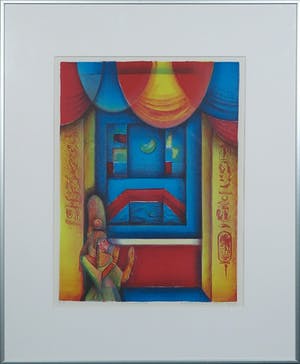 Marianne Aulman - Litho, Cleopatra- Ingelijst kopen? Bied vanaf 1!