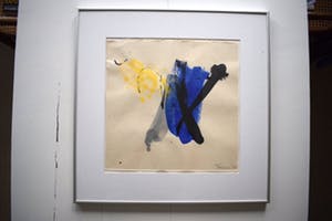 Bep Toscani - Gemengde techniek, Ingelijst kopen? Bied vanaf 70!