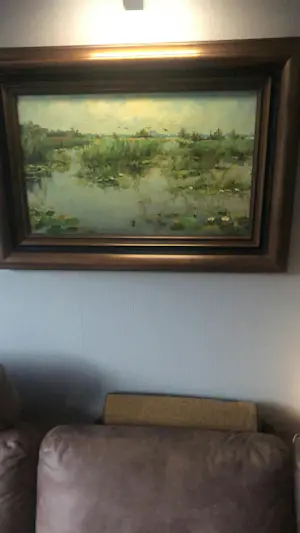 Albert Torie - Schilder uit Meppel. Mooie waterpartij kopen? Bied vanaf 150!