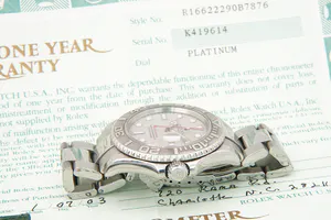 Originele Rolex 16622 Yacht Master Oyster Date - platina Bezel kopen? Bied vanaf 3500!