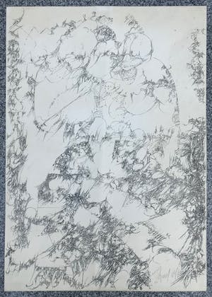 Roel D'Haese - Inkttekening op papier - Handgesigneerd - 1964 kopen? Bied vanaf 145!