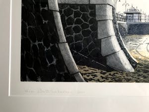 Wim Bettenhausen - Aan de voet van de boulevard (Grote ets met aquatint) kopen? Bied vanaf 139!