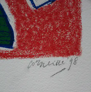 Corneille - zeefdruk: Regard sur L' oiseau kopen? Bied vanaf 175!