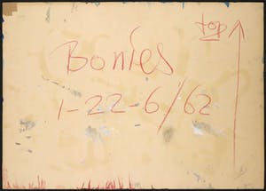 Bob Bonies - Acryl op papier, Abstracte compositie kopen? Bied vanaf 1!