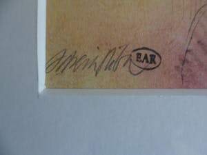 Enric Adsera Riba - 2 Etsen , Titel. Historia del site. mooi ingelijst kopen? Bied vanaf 45!