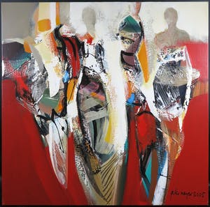 Peter Meijer - Acryl op doek, Mimesis (Groot) kopen? Bied vanaf 1!