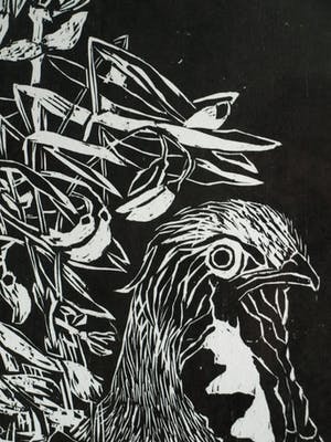 Jatie van Melle - Grote ingelijste houtsnede , Sponsorgeschenk BKR 2004 – nr. 27/40 kopen? Bied vanaf 50!