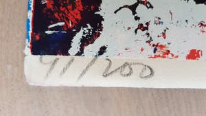 Jan Cremer - litho 41/200, handgesigneerd en 1990 kopen? Bied vanaf 1!