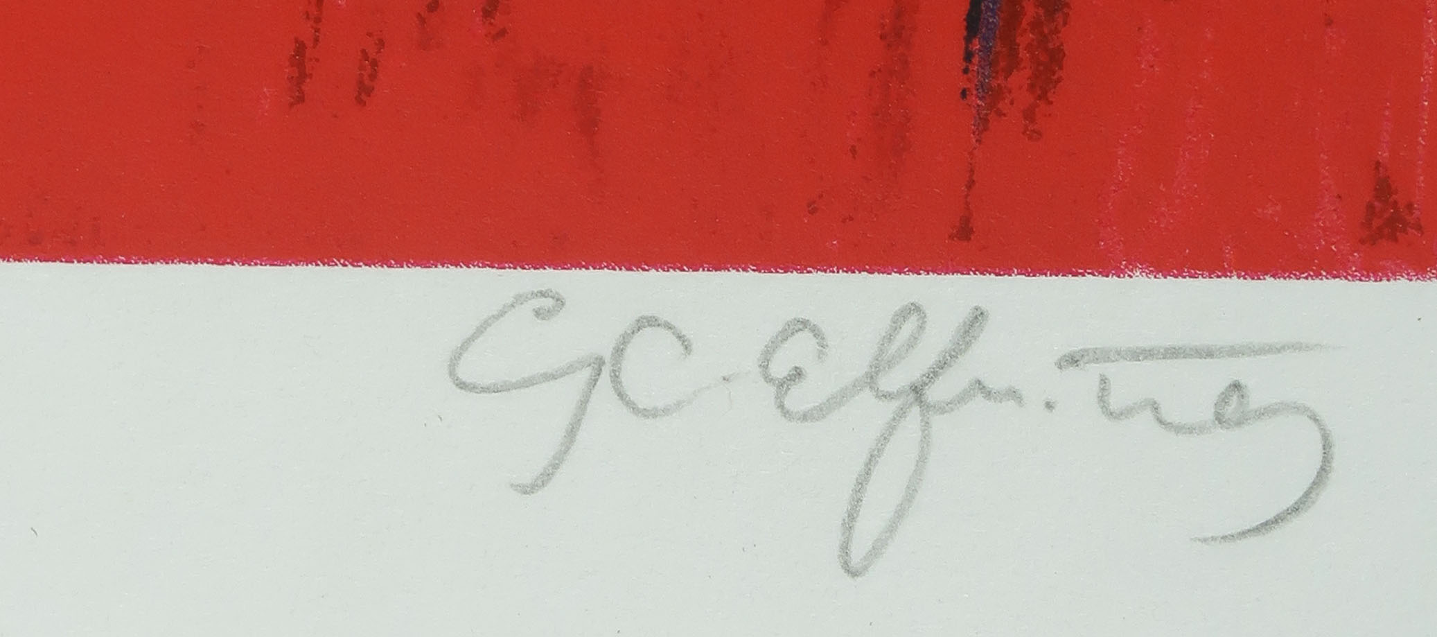 Gerda Elfring - Zeefdruk, Bomenlandschap kopen? Bied vanaf 20!