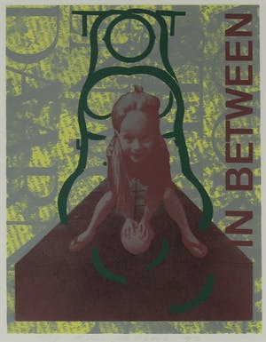 Rien Halters - Zeefdruk, In between - Ingelijst kopen? Bied vanaf 1!
