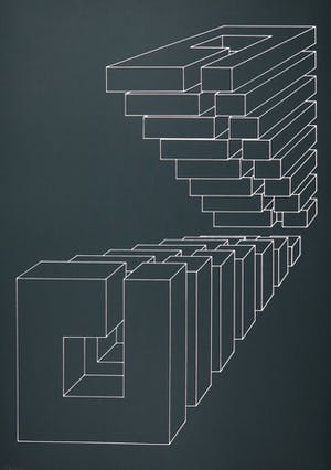 Harry Karssen - Lot van twee zeefdrukken, Z.t. Abstractie kopen? Bied vanaf 1!