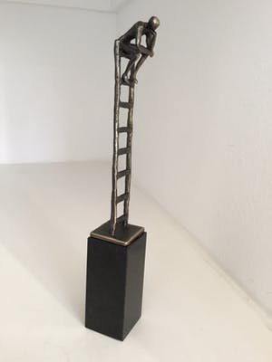 Corry Ammerlaan - Sculptuur “ De denkende mens “ kopen? Bied vanaf 75!