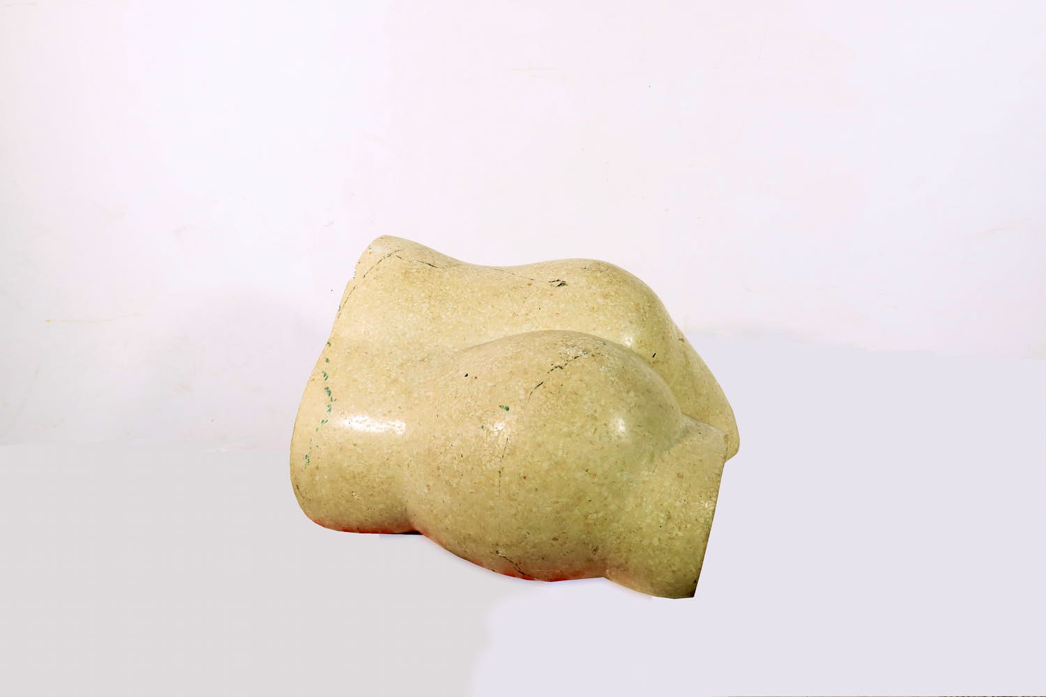 Paul van der Wegen - natuurstenen sculptuur, Tors (Zwaar!) verkocht voor € 1!