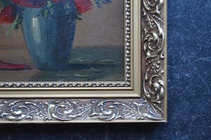 Niet of onleesbaar gesigneerd - Bloem stilleven - Olieverf op paneel kopen? Bied vanaf 10!