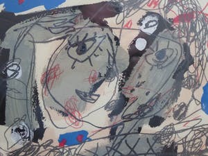 Kees Salentijn - Litho Kees Salentijn - zonder titel - in zware lijst - GAAF kopen? Bied vanaf 95!