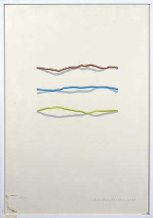 Lode Pemmelaar - Zeefdruk, Drie stukken schakeldraad kopen? Bied vanaf 1!