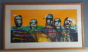 Herman Brood - Five indians (zeer groot) kaufen? Bieten Sie von 695!