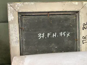 Francis Cristaux - Flaneren op het strand. kopen? Bied vanaf 200!