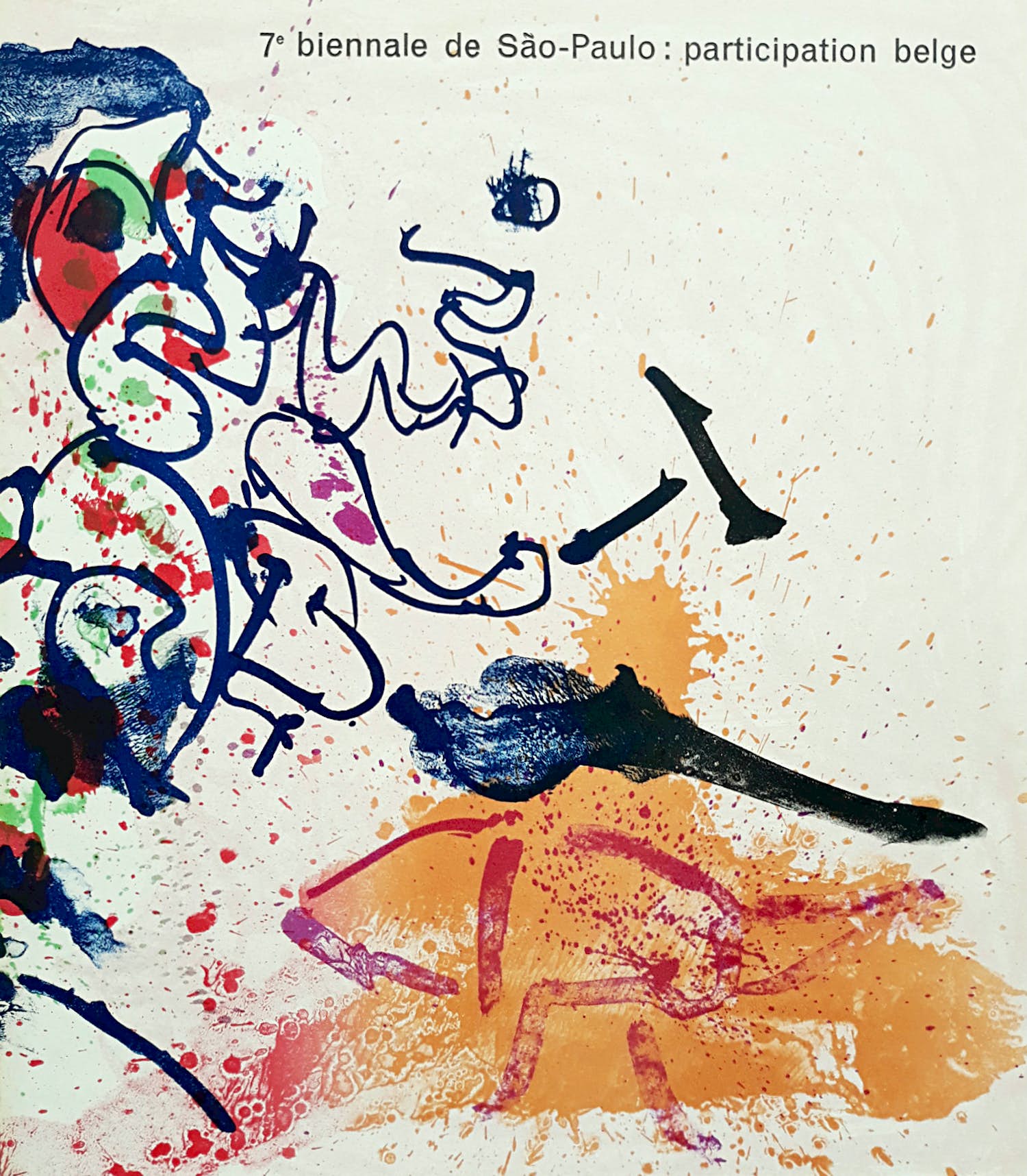 Pierre Alechinsky - Biennale de Sao-Paulo, publicatie met o.a. 5 originele litho’s kopen? Bied vanaf 125!