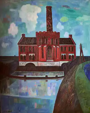 Dirk Breed - Gemaal De Lynden verkocht voor € 895!