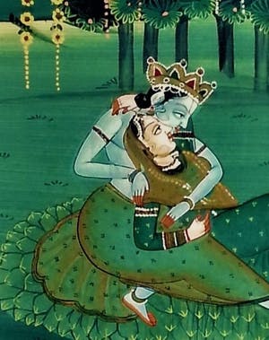 Niet of onleesbaar gesigneerd - Pahari School (Kangra) - Schilderij kopen? Bied vanaf 10!