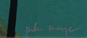 Peter Meijer - Zeefdruk op hout in lijst kopen? Bied vanaf 60!