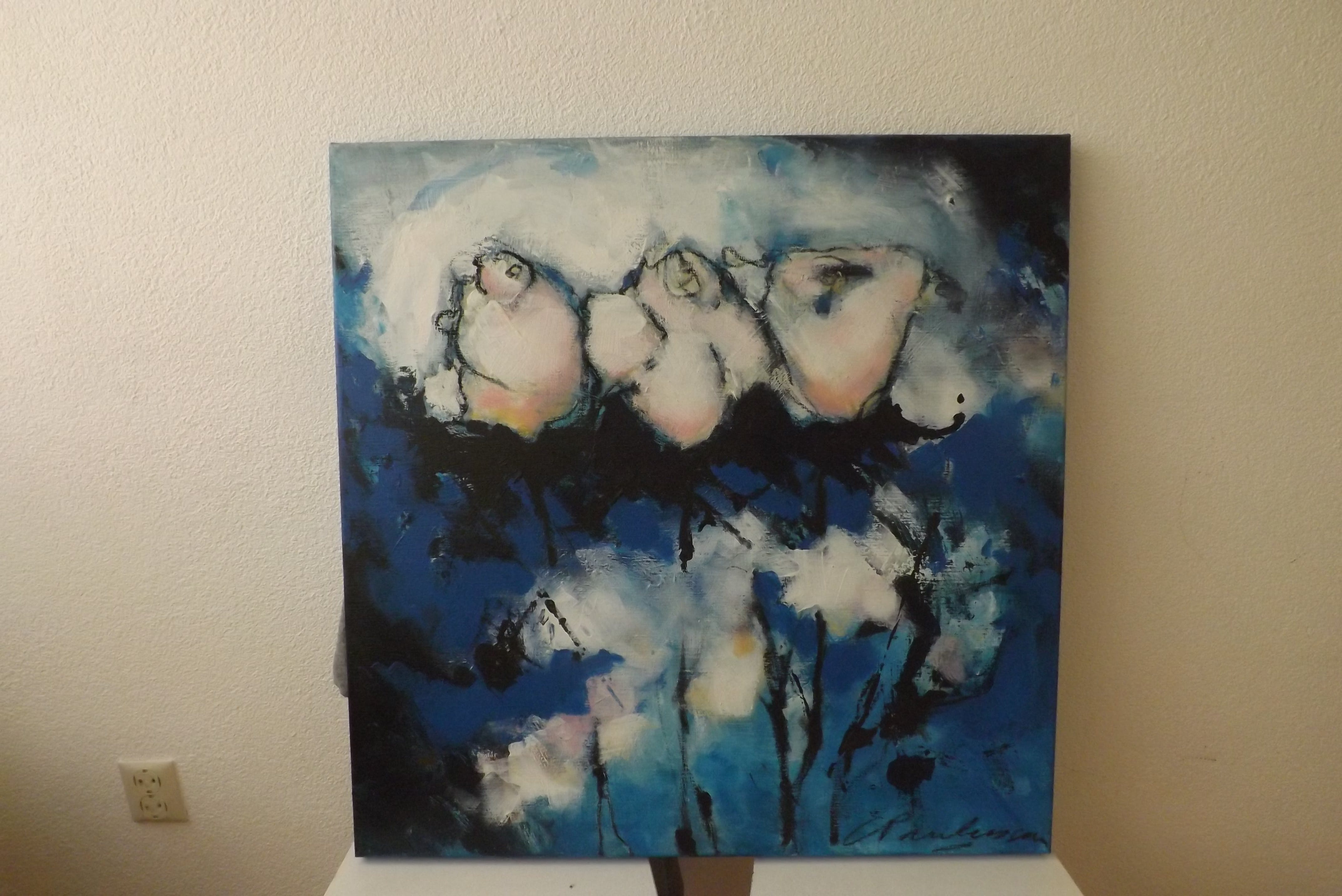 Carolina Paulussen - Pink Roses verkocht voor € 300!