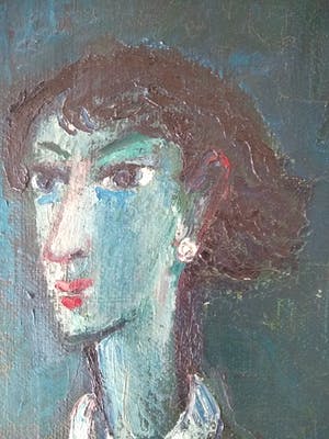 Theo van der Horst - (1921-2003) Portret van een vrouw kopen? Bied vanaf 150!