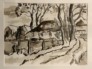 Arie Zuidersma - Boerderij met laan in landschap kopen? Bied vanaf 550!