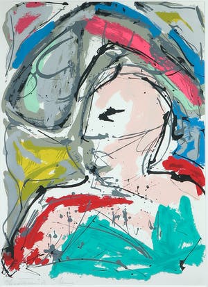 Bep Toscani - Zeefdruk, Sienna - Ingelijst kopen? Bied vanaf 35!