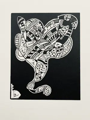 AcheterWassily Kandinsky - Kandinsky Dix Origins Holzschnitt 1944 Roethel 203? Enchérissez de 45!