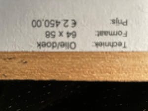 Geert van Fastenhout - Schilderij nr 13 uit 1980 kopen? Bied vanaf 200!