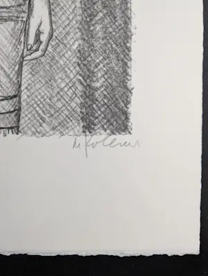 Marijan Kolesar - staande naakte vrouw E.C. kopen? Bied vanaf 39!