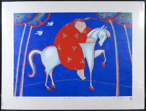 Ada Breedveld - Zeefdruk, Op stap kopen? Bied vanaf 35!