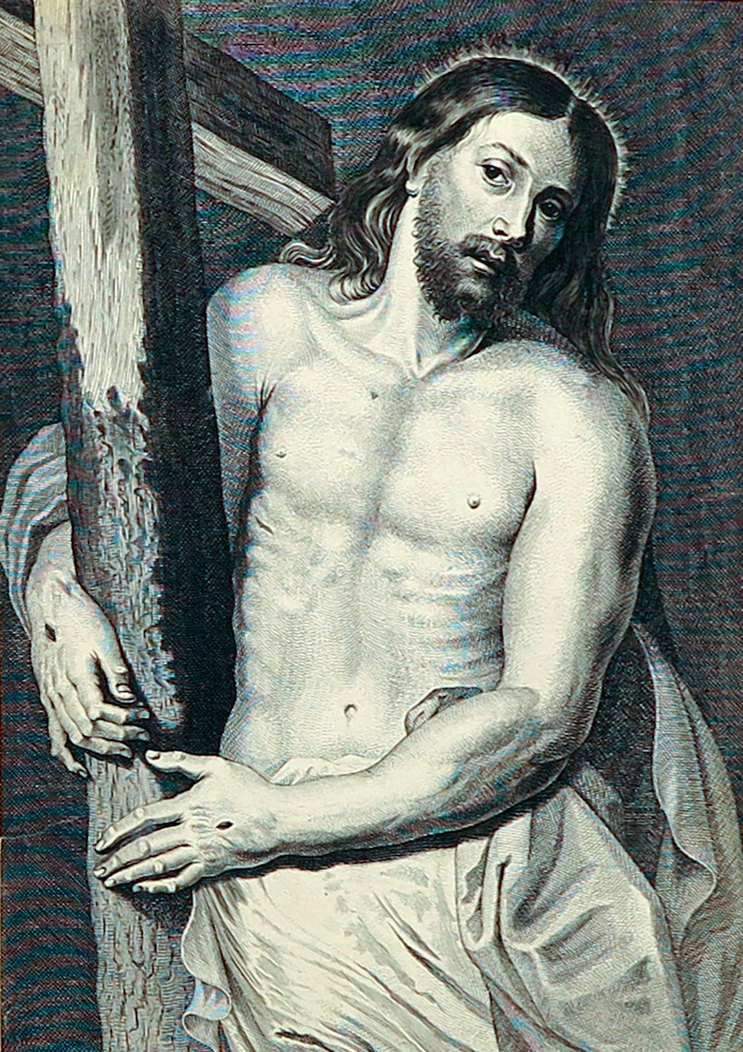Nicolas Rijckmans - Gravure, Salvator Mundi, naar Peter Paul Rubens verkocht voor € 1!