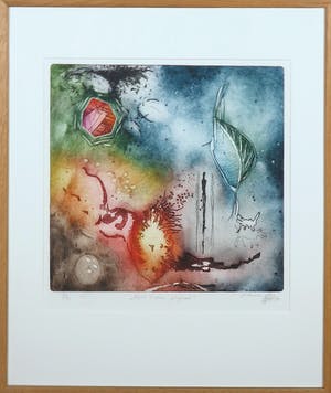 Ad Arma - Kleurenets, Tijd is een gesprek - Ingelijst kopen? Bied vanaf 50!