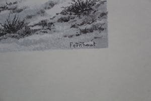 Edgar Fernhout - winterlandschap kopen? Bied vanaf 75!