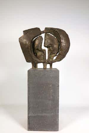 Niet of onleesbaar gesigneerd - Brons, Herakleitos verkocht voor € 1!