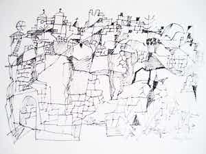 Eduard Bargheer - Litho verkocht voor € 35!