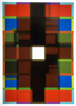Jack Vissers - C-print - Geometrische compositie kaufen? Bieten Sie von 35!