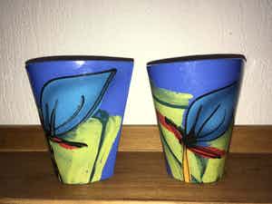 Jan Kamphuis - Kleine vaasjes ( of mokken) verkocht voor € 22!