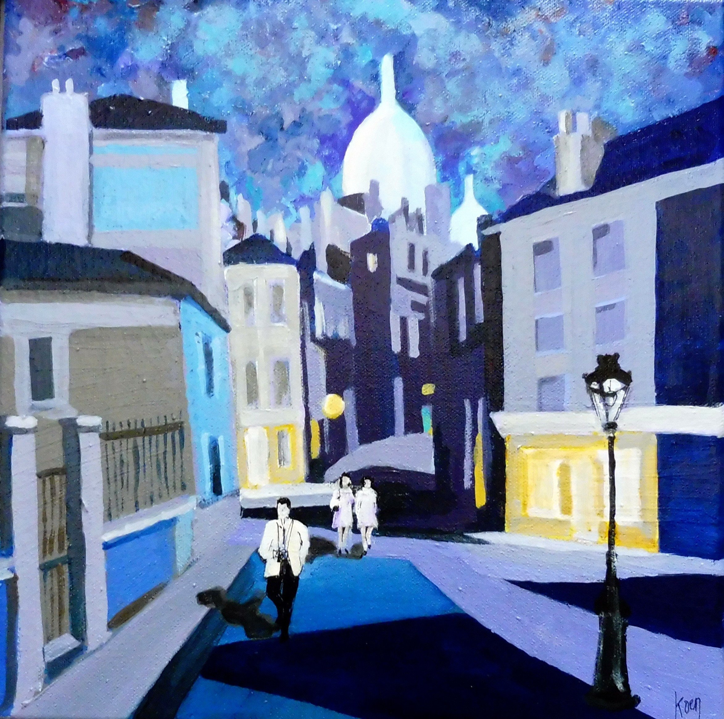AcheterKoen De Weerdt - Montmartre la rue Norvins? Enchérissez de 280!