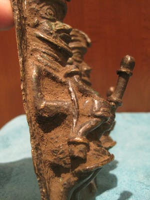 Benin - Bronzen muurplaquette. kopen? Bied vanaf 85!