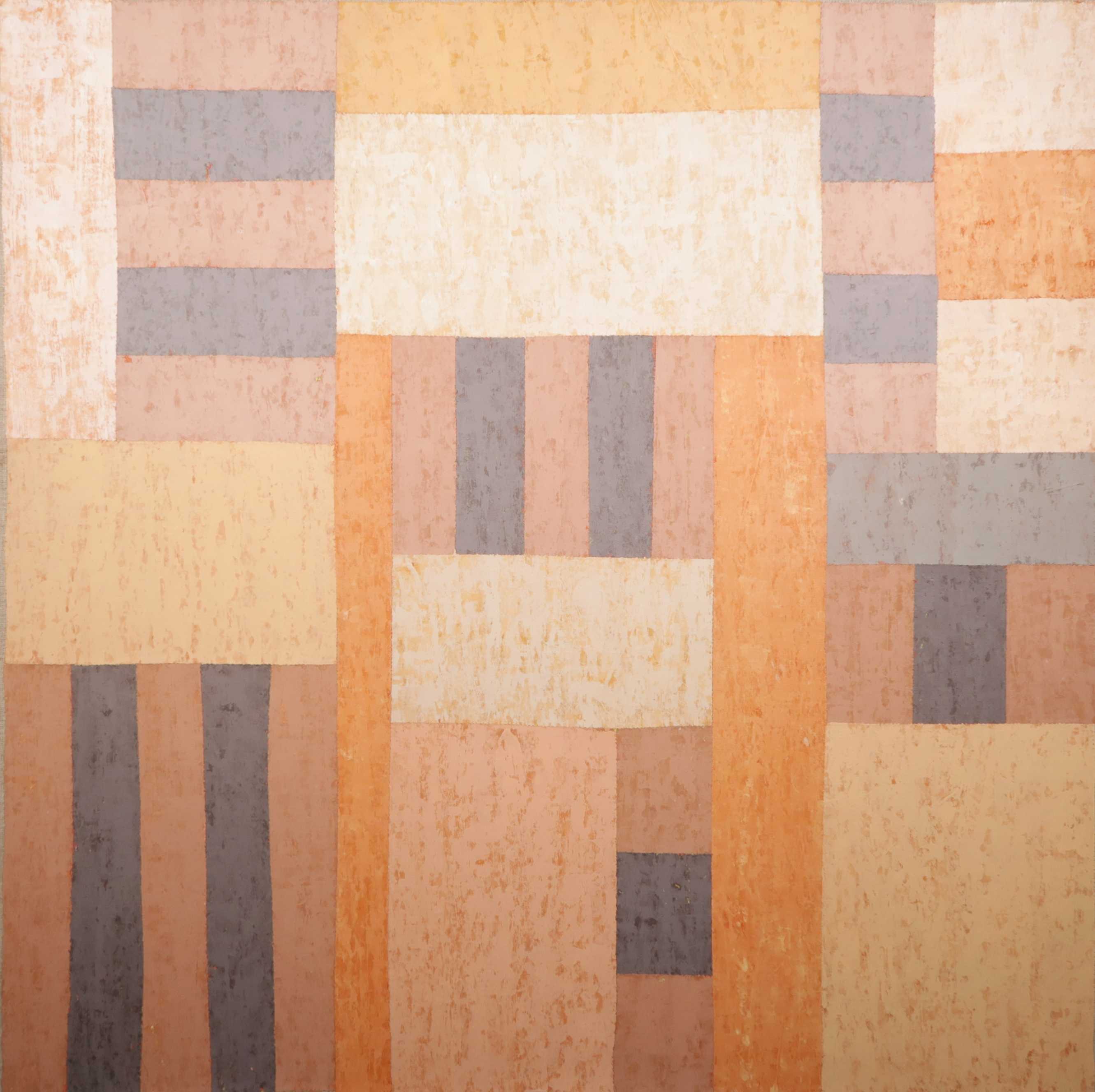 Ralph J. Petschat - Acryl en papier op doek, Theorie kopen? Bied vanaf 150!