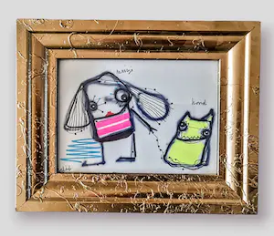 Bart Hamelink - Meisje met hond kopen? Bied vanaf 1!